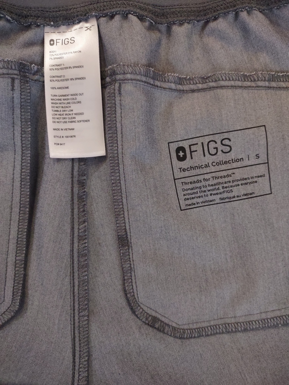 Figs Graphite Scrub Set - Picture 5 of 5